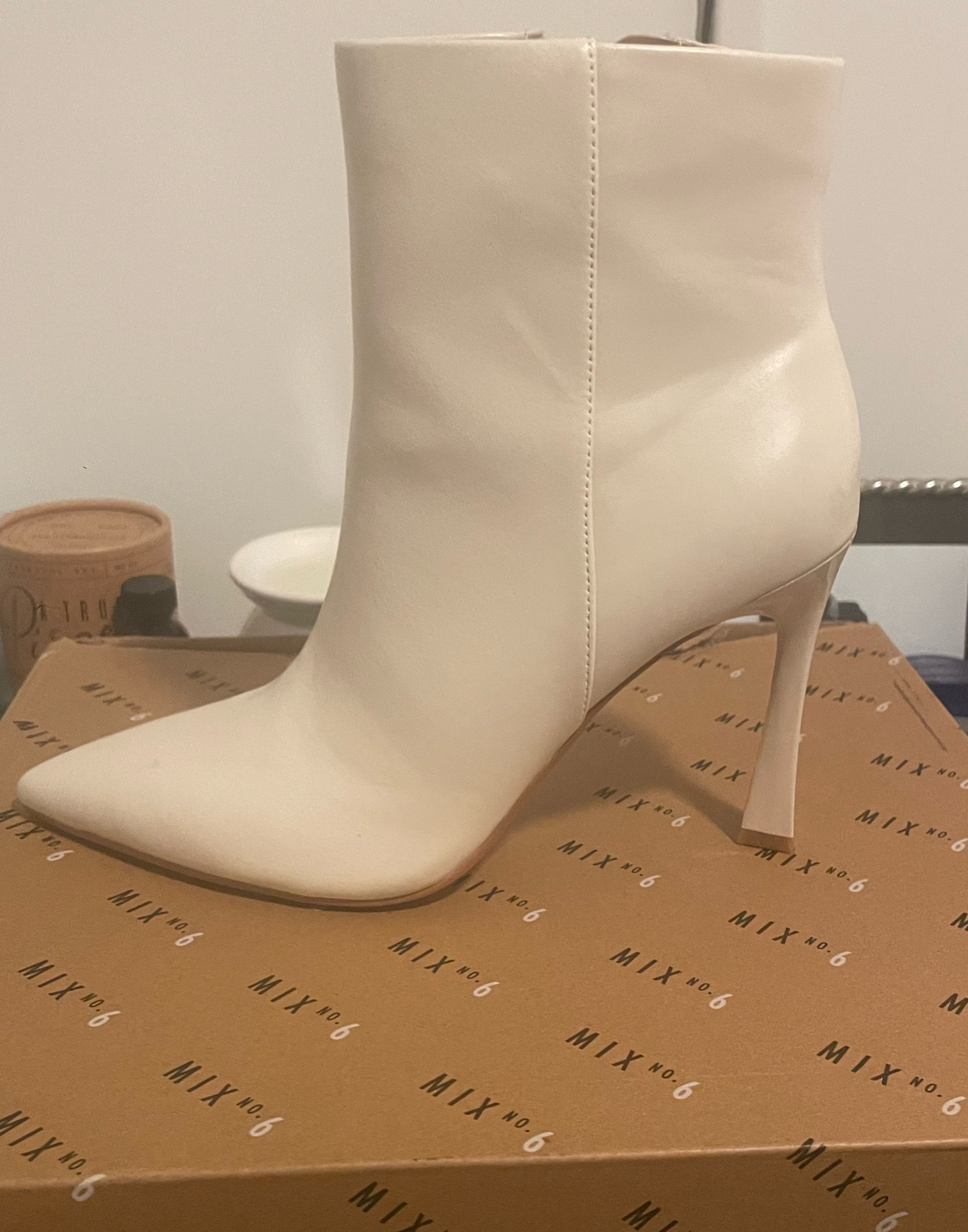 Mix No. 6 Meldi Bootie from
DSW. Item is out of stock. I posted a similar shoe but different color. 

#LTKFindsUnder100 #LTKSaleAlert #LTKMostLoved