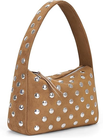 HiTotes Studded Purses Y2K Shoulder Bag for Women Studded Bag Y2K Purse Evening Clutch Purse Leat... | Amazon (UK)