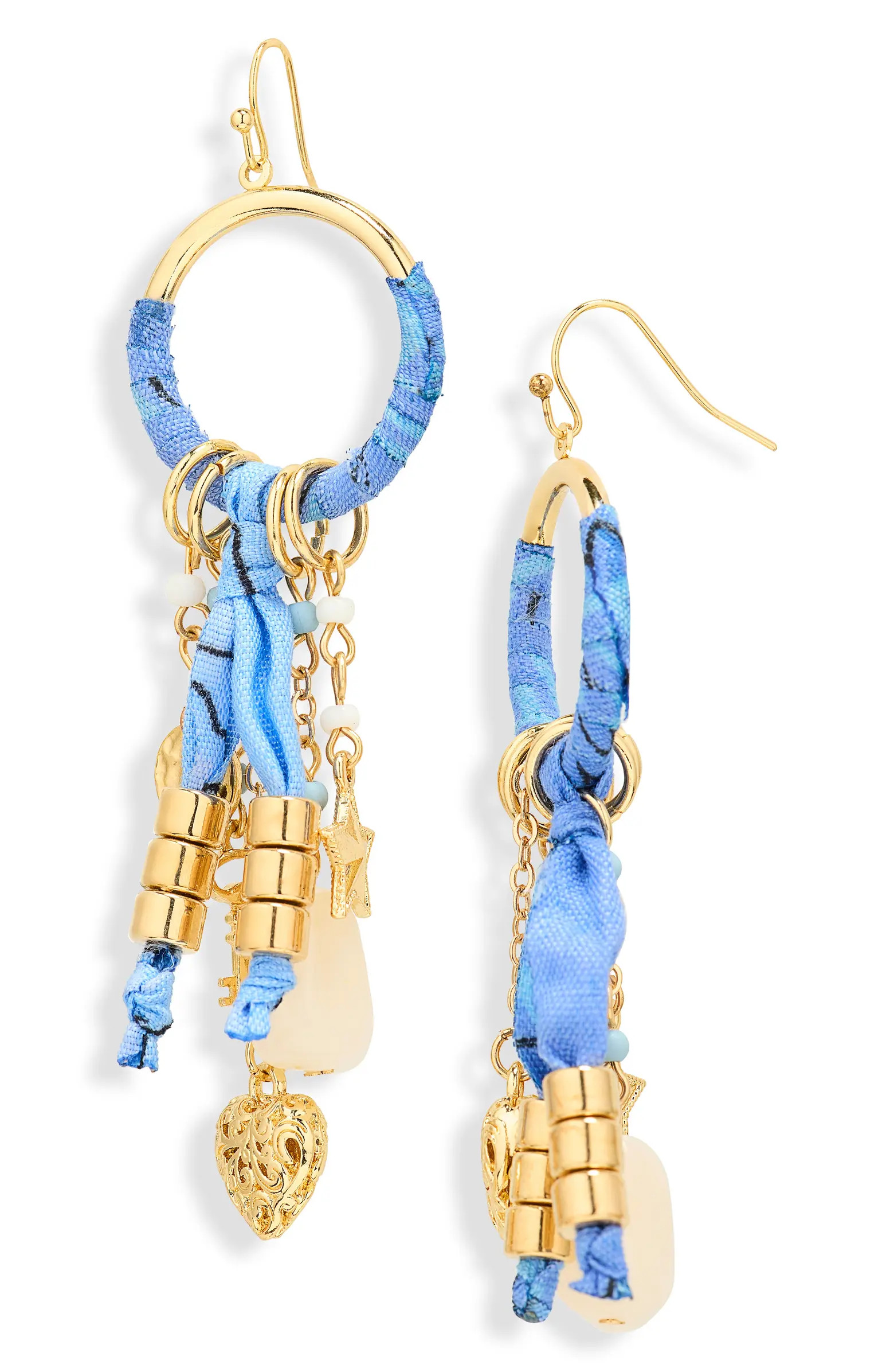 Bandana Charm Drop Earrings | Nordstrom