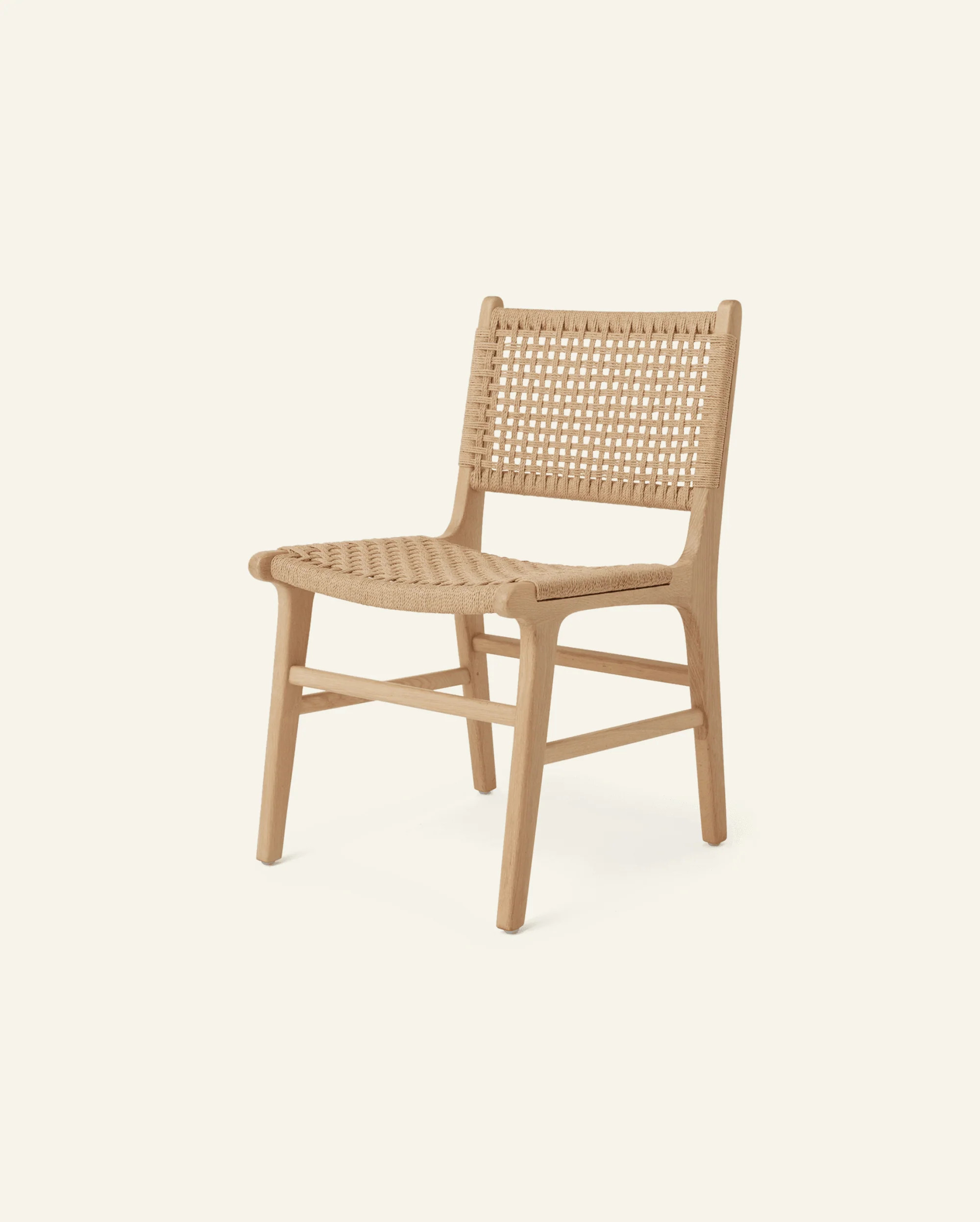 Dining #1 - Dining Chair in Oak with Woven Paper Cord Seat | Häti Home