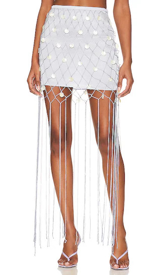 Amara Mini Skirt in Lavender | Revolve Clothing (Global)