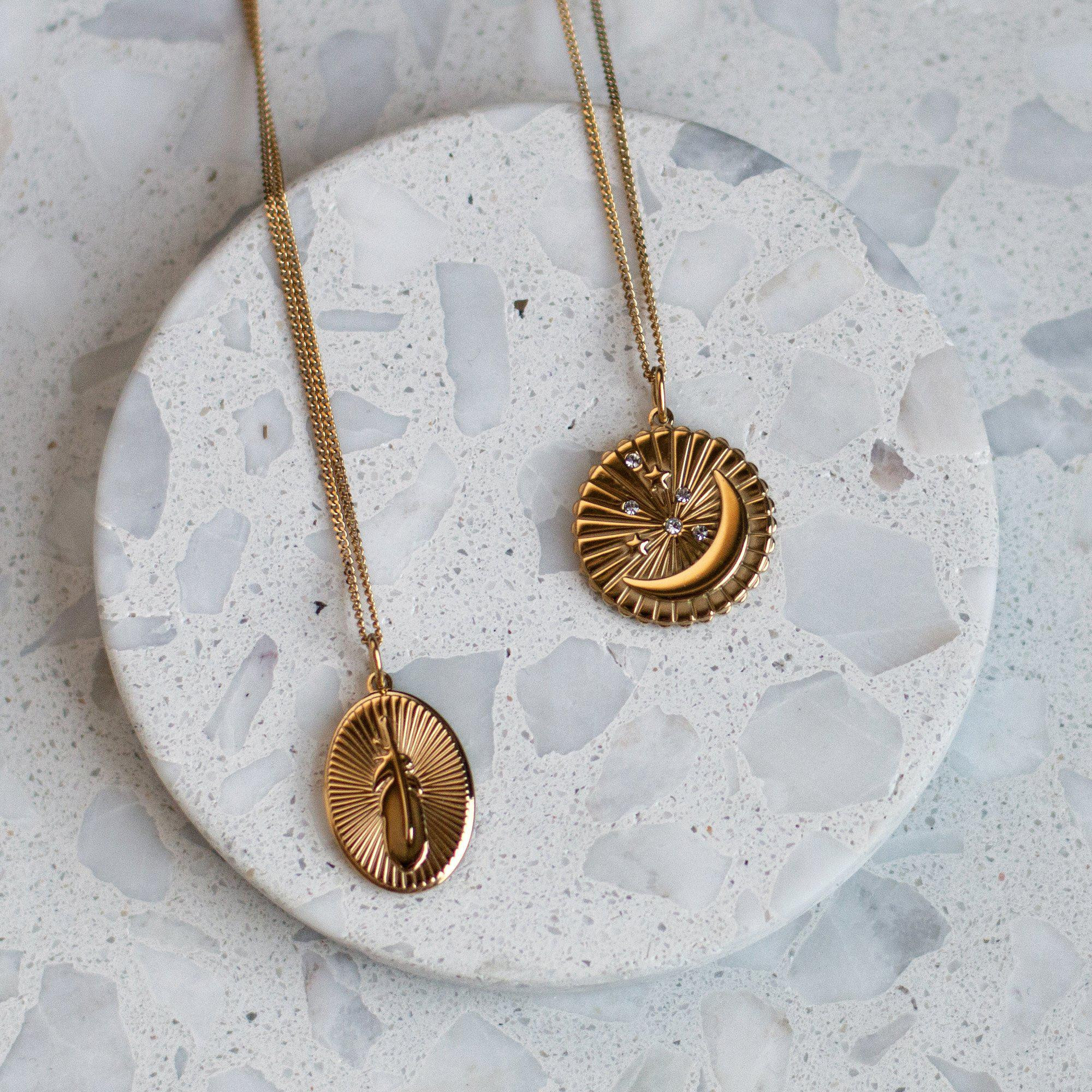Feather Pendant Necklace | Victoria Emerson