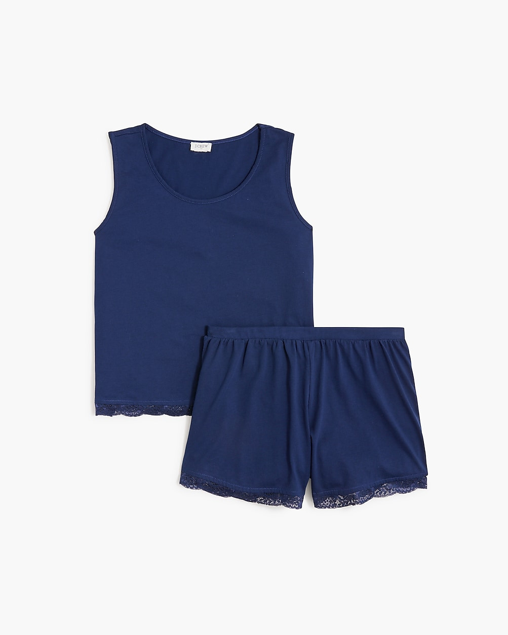 Lace-trim pajama set | J.Crew Factory