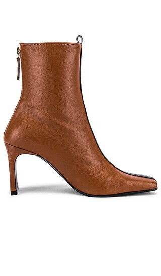 Color Block Trim Boots in Brown & Black | Revolve Clothing (Global)