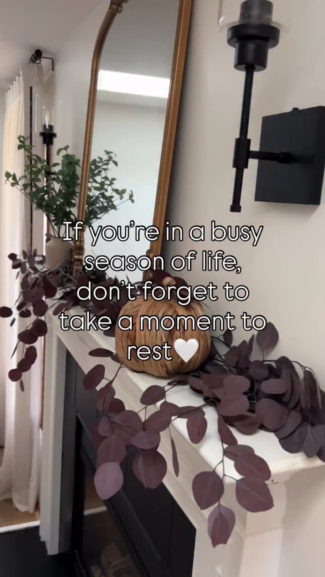 “Come to me all who are weary, and I will give you rest” Matthew 11:28 

If I’m honest, this is tough for me. I like to be busy, and I’m in a busy season of life. Most of us are right? With holiday season approaching, don’t forget to take some time to slow down and rest 🤍 {reminding myself this too} Not just any rest, but rest with God. Not sure what that looks like? Send me a DM, let’s connect 🤍 
 

Comment SHOP below to receive a DM with the link to SHOP everything in this post ⬇ 
https://liketk.it/5rumK #ltkseasonal #ltkhome #ltkfindsunder50 
#christianmom #timetorest #mnmom #ltkhome #ltkseasonal #boujeeonabudget #devotionaltime