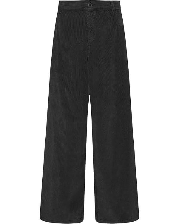GRAPENT Corduroy Wide Leg Pants Woman High Waisted Fall Business Casual Elastic Waist Loose Trend... | Amazon (US)
