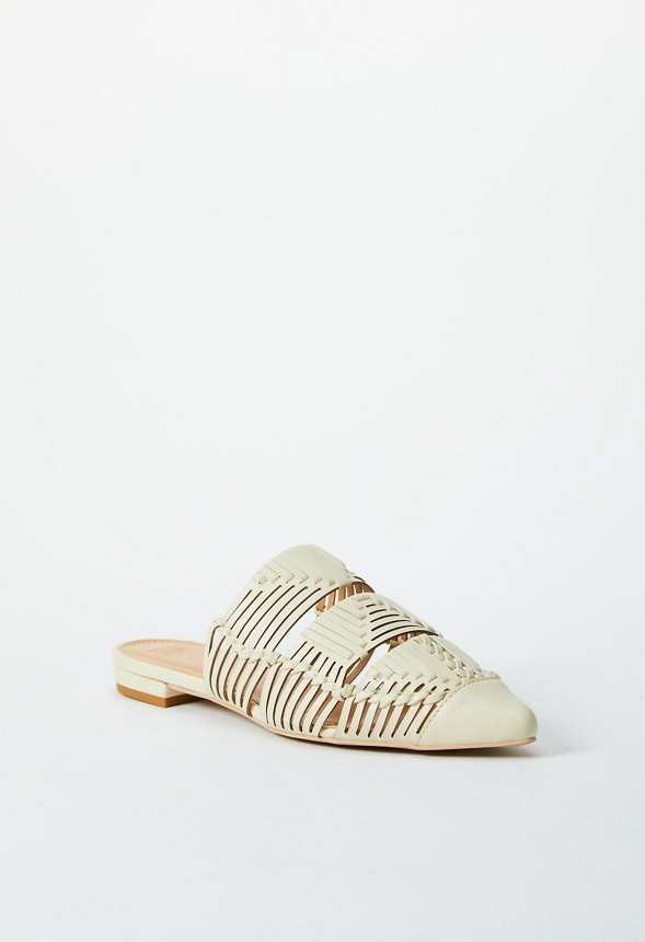 Milana Woven Flat Mule | JustFab