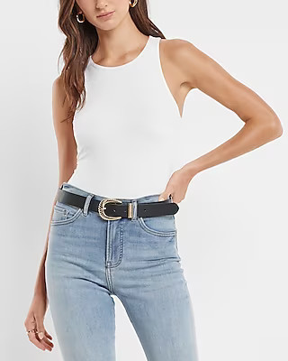 Body Contour High Compression Halter Neck Bodysuit | Express