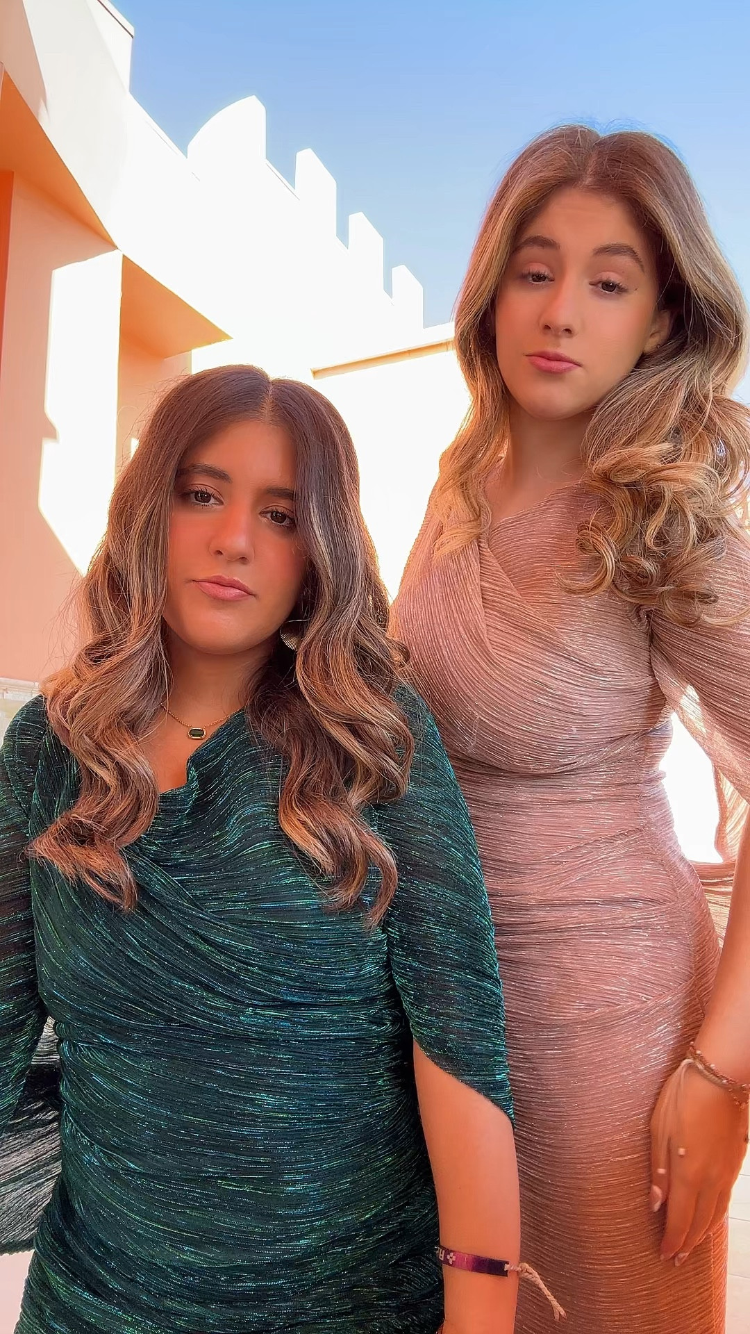 Gorgeous matching dressed up dresses!!!