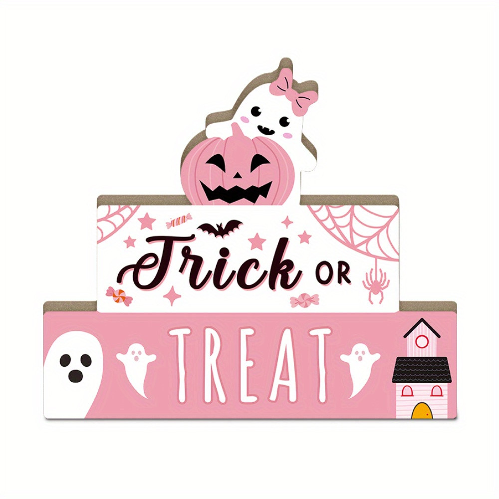 Spooky ' ' Wooden Tabletop Decor Perfect Halloween - Temu | Temu Affiliate Program