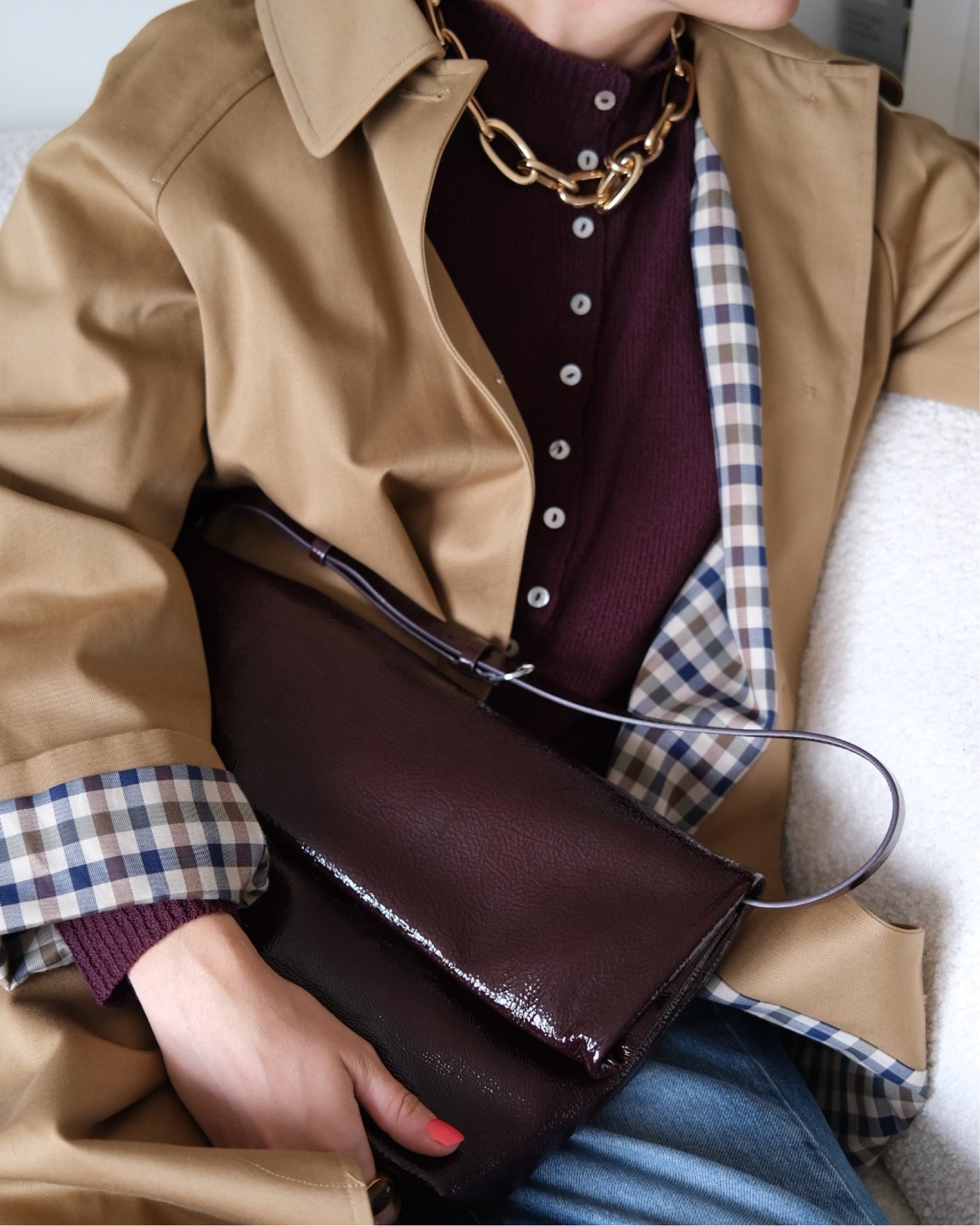 Burgundy 
New season 


#LTKeurope #LTKautumn #LTKstyletip