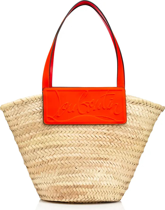 Loubishore Logo Straw Tote | Nordstrom