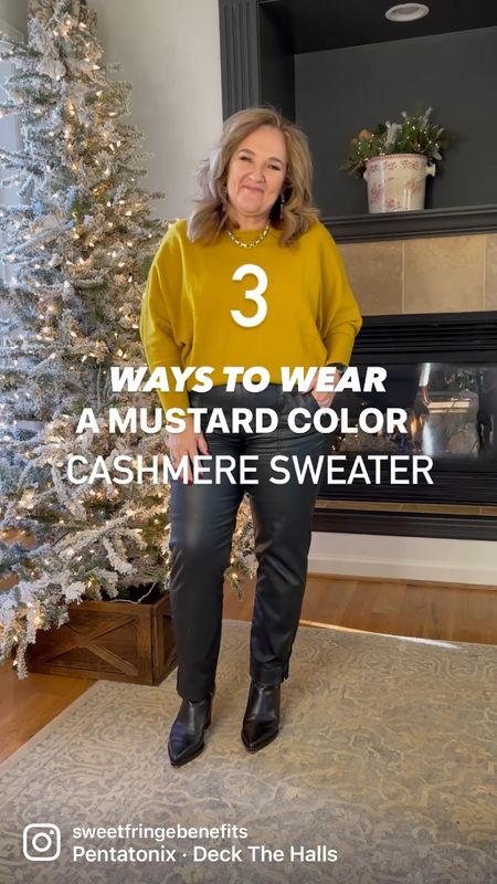 Sweater runs oversized. I’m in a S/M
Quilted jacket size L (tts or size down)
Coated denim tts 
Boots size up 1/2
Linking similar items for skirt and athleisure look 

Great quality cashmere perfect for gifts or for your closet. 


#LTKunder100 #LTKsalealert #LTKHoliday
