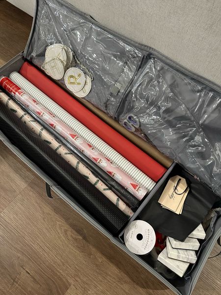 Christmas storage 
Organization 
Amazon finds
Wrapping paper storage 
Organizing 


#LTKunder50 #LTKHoliday #LTKSeasonal