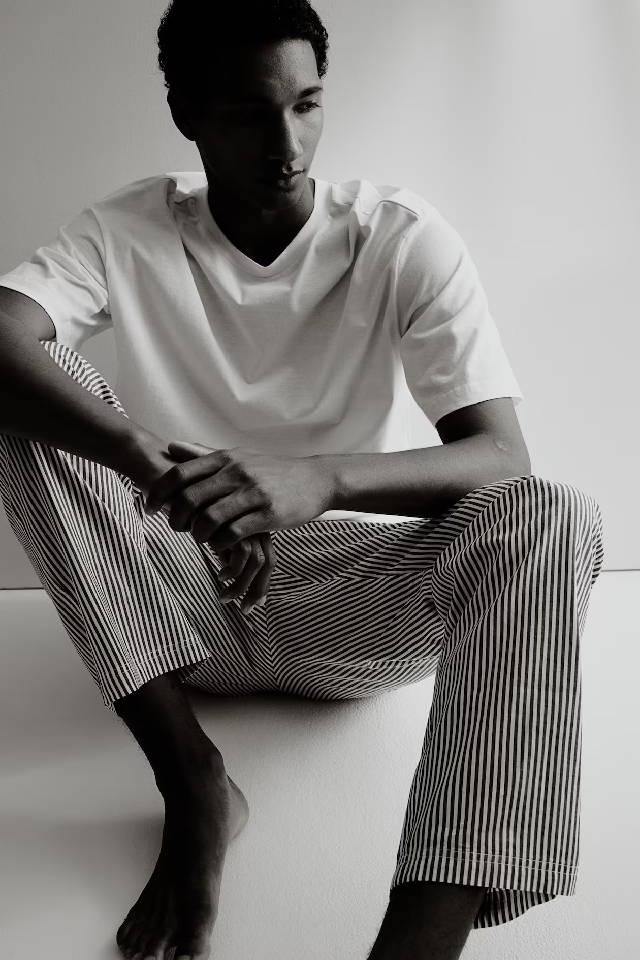 Pyjamahose Regular Fit - Dunkelgrau/Gestreift - Men | H&M AT | H&M (DE, AT, CH, NL, FI)