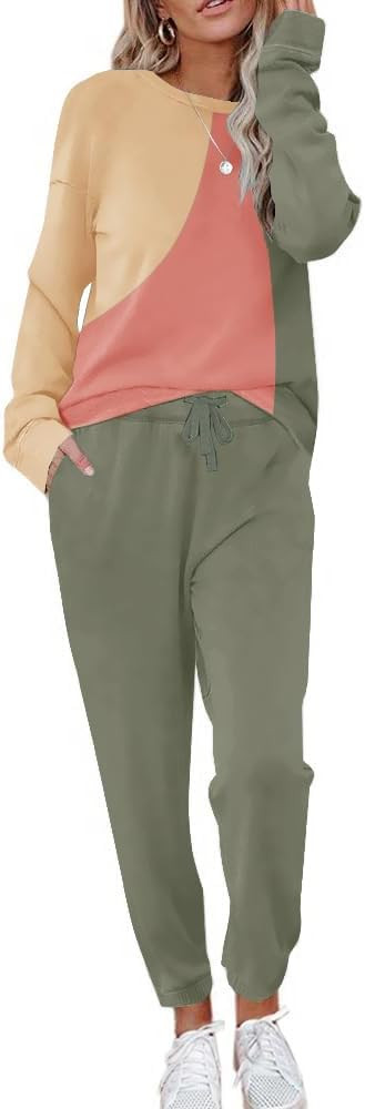 ETCYY NEW Lounge Sets for Women Two Piece Outfits Sweatsuits Sets Long Pant Loungewear Workout At... | Amazon (US)
