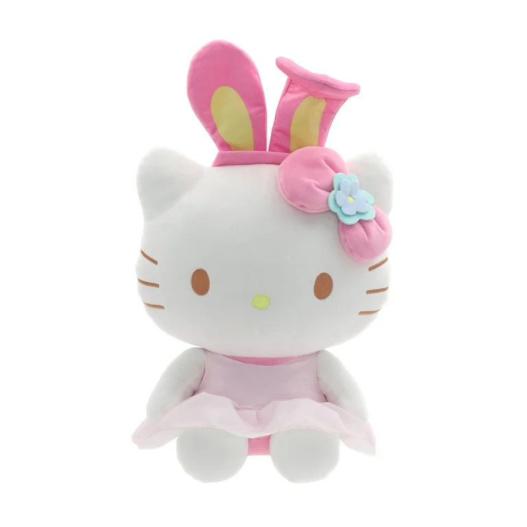 Sanrio® Hello Kitty® Jumbo 14-inch Plush Toy with Easter Bunny Ears | Walmart (US)