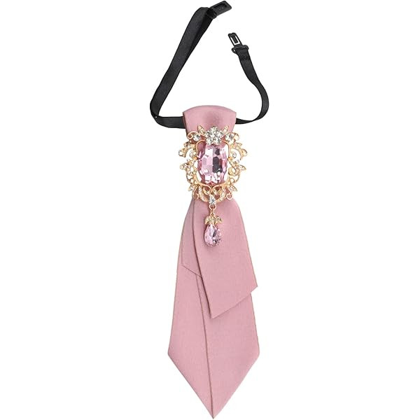 GHTIYLP Adjustable Ties for Women Vintage Womens Tie with Crystal, Pre-Tied Neck Tie for Women Gi... | Amazon (US)
