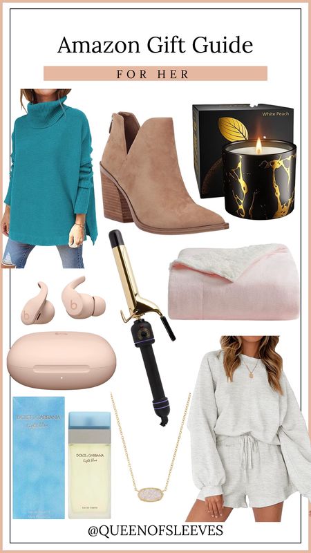 Amazon Early Access gift guide for her!

Bluetooth headphones, sweater, booties, candle, throw blanket, curling iron, perfume,  lounge set

#LTKSeasonal #LTKsalealert #LTKGiftGuide