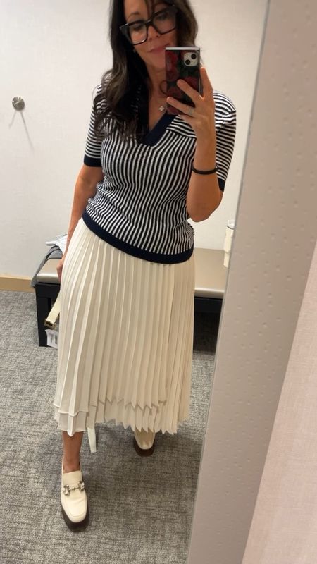 Wearing medium in both! This faux wrap skirt is so pretty and well made and only $99

#LTKstyletip #LTKworkwear #LTKfindsunder100
