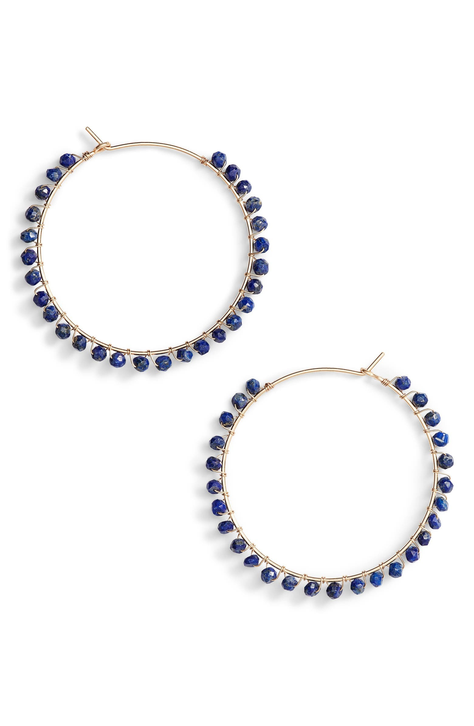 Nashelle Gem Cascade Hoop Earrings | Nordstrom | Nordstrom