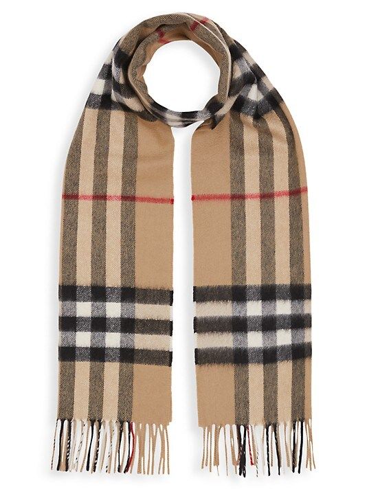 Giant Check Gauze Scarf | Saks Fifth Avenue