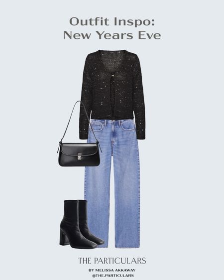 A casual New Years outfit that still has some sparkle! 

Outfit inspo, holiday party, holiday style, party outfit, NYE, New Years party, evening look, casual look, casual style, simple outfit, Abercrombie jeans, Amazon finds

#LTKstyletip #LTKSeasonal #LTKHoliday