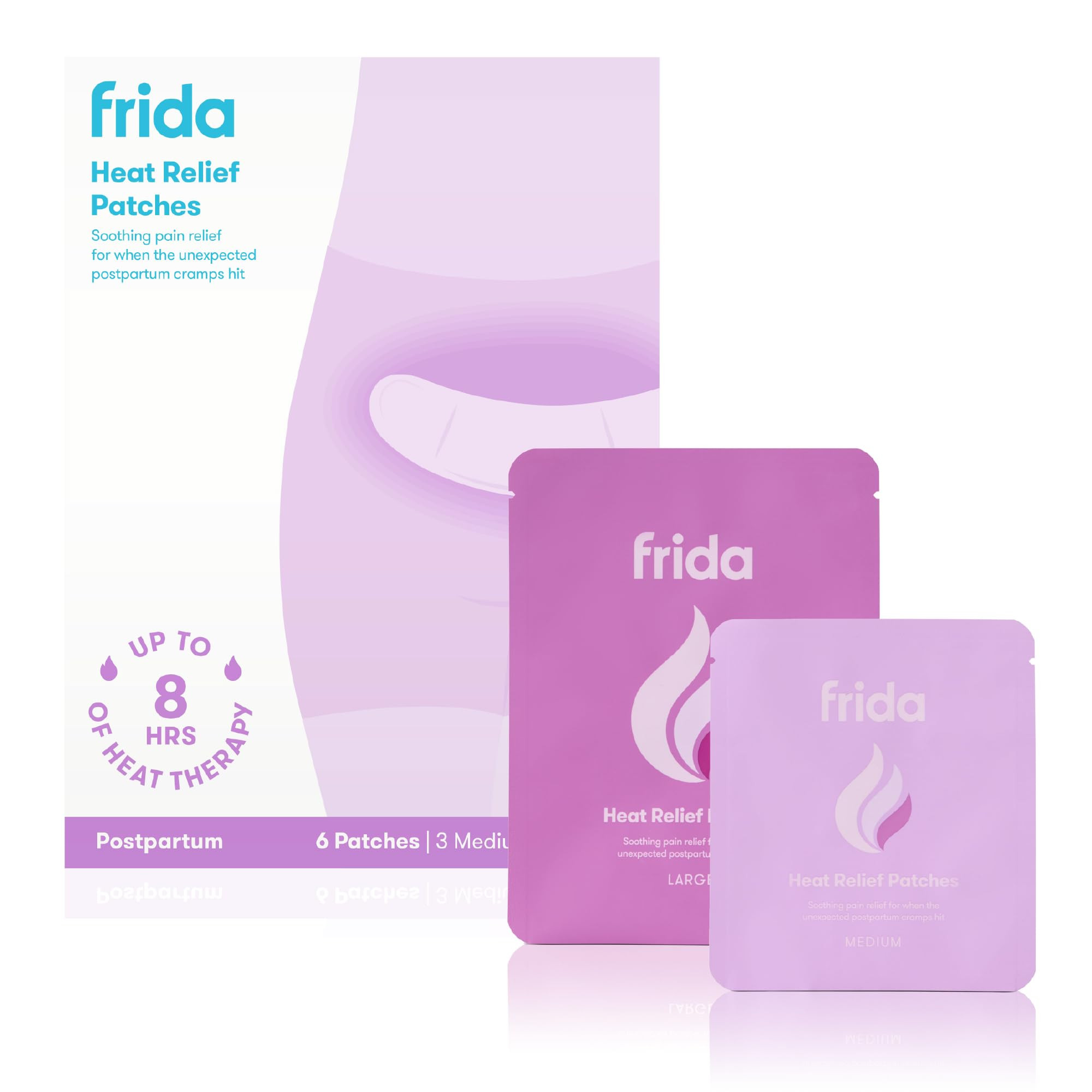 Frida Mom - Parches de recuperación uterina, almohadilla térmica para comodidad después del pa... | Amazon (US)