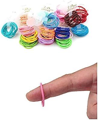 Zcoins Baby Hair Ties for Thin Hair Ponytail Holder for Newborn Girls, Toddler Rubber Bands for H... | Amazon (US)