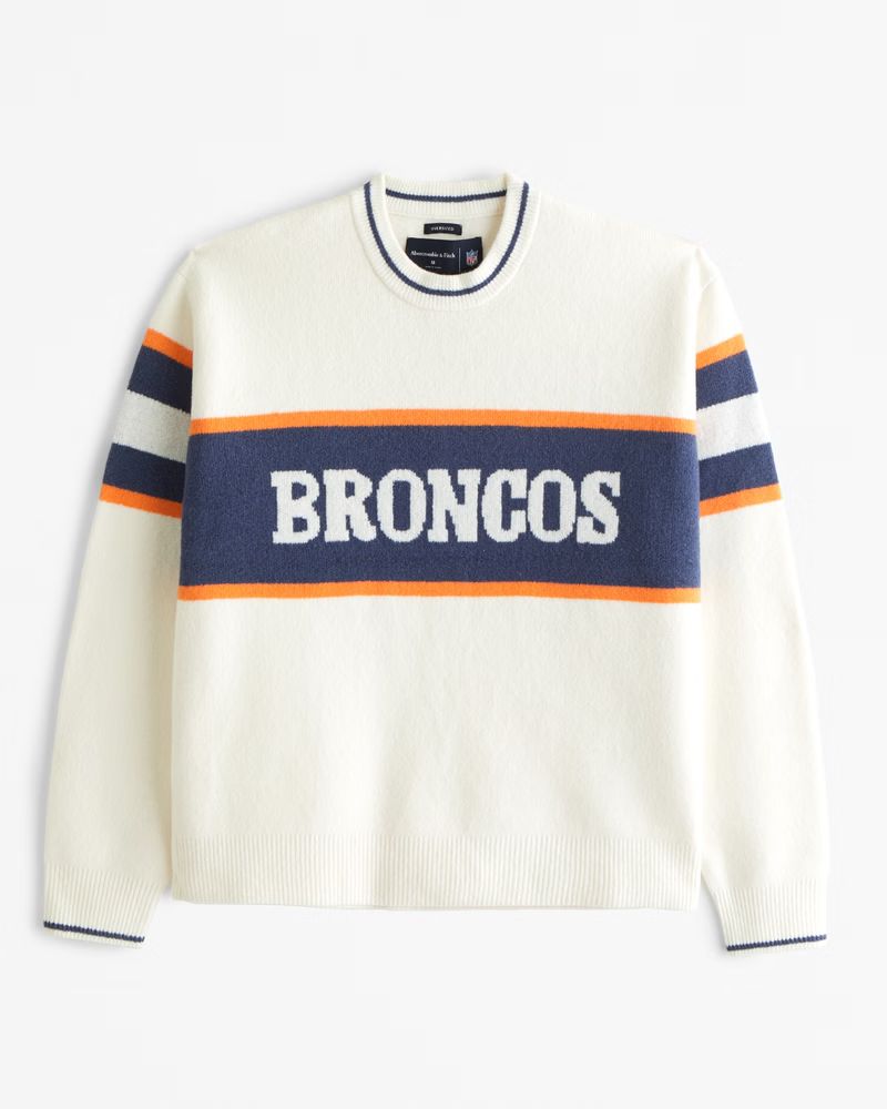 Men's San Francisco 49ers Crew Sweater | Men's Tops | Abercrombie.com | Abercrombie & Fitch (US)