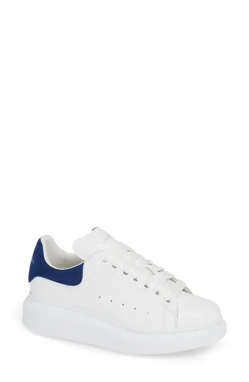 Alexander McQueen Sneaker in White/Paris Blue at Nordstrom, Size 11Us | Nordstrom