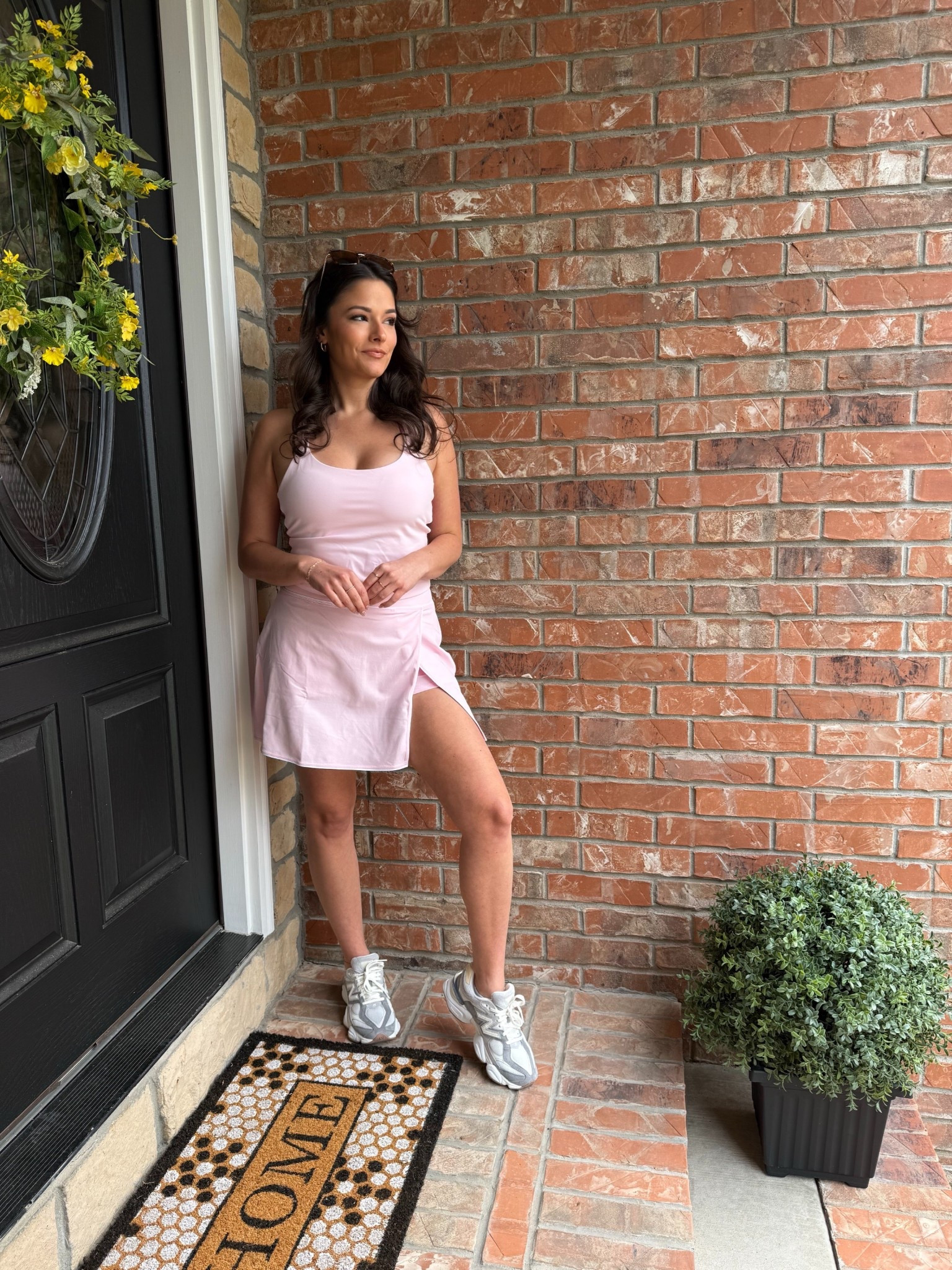 spring is in the air 🌸

matching set, workout set, pink set, pink outfit, fitness, new balance shoes, 9060 shoes, spring outfit, spring colors, baby pink, skort, 

#LTKootd #LTKfitnessgoals #LTKActive