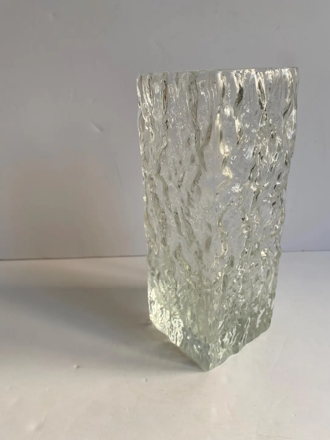 BRUTALIST GLASS VASE - Etsy | Etsy (US)