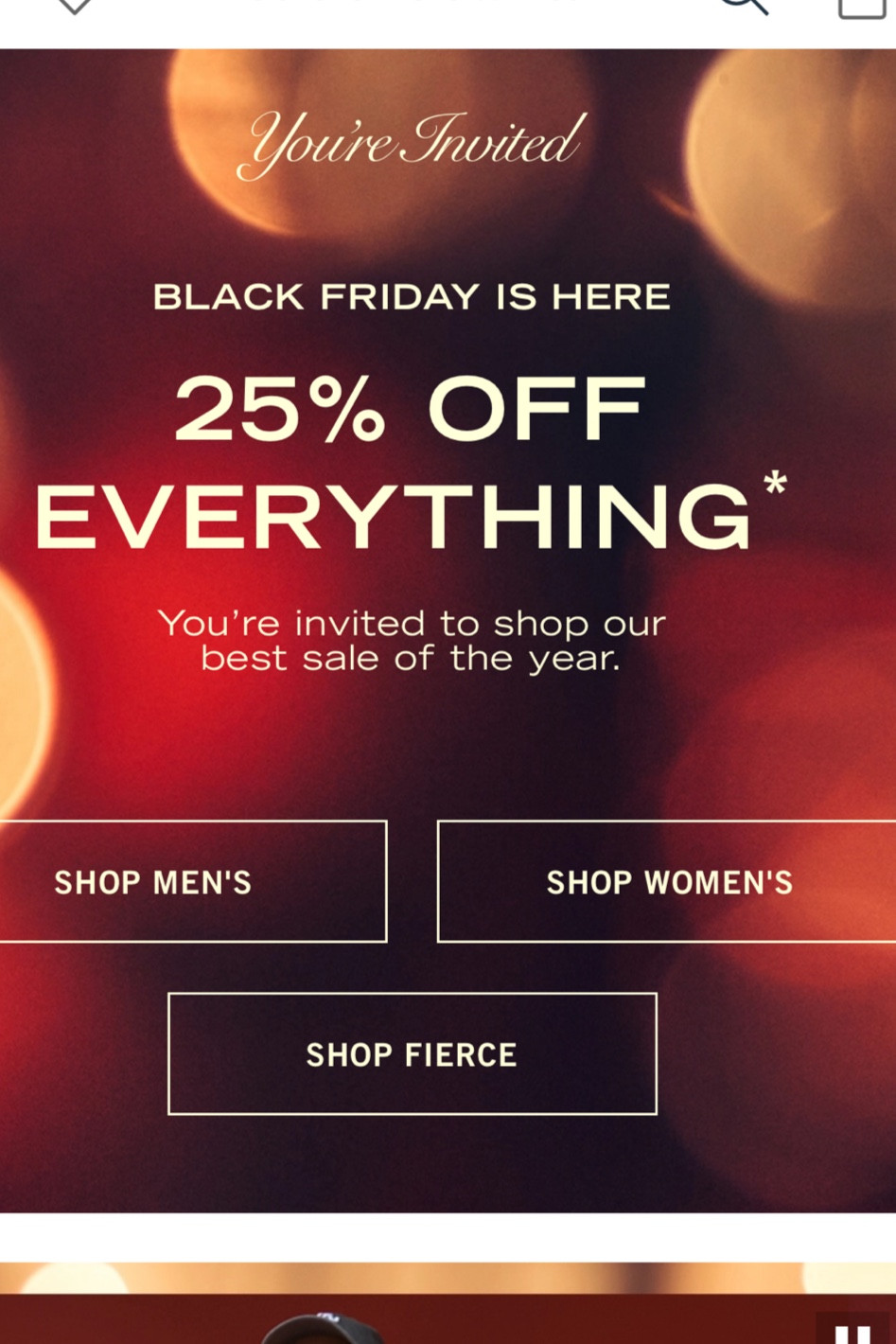 Black Friday 

#LTKHoliday #LTKSeasonal #LTKfindsunder100