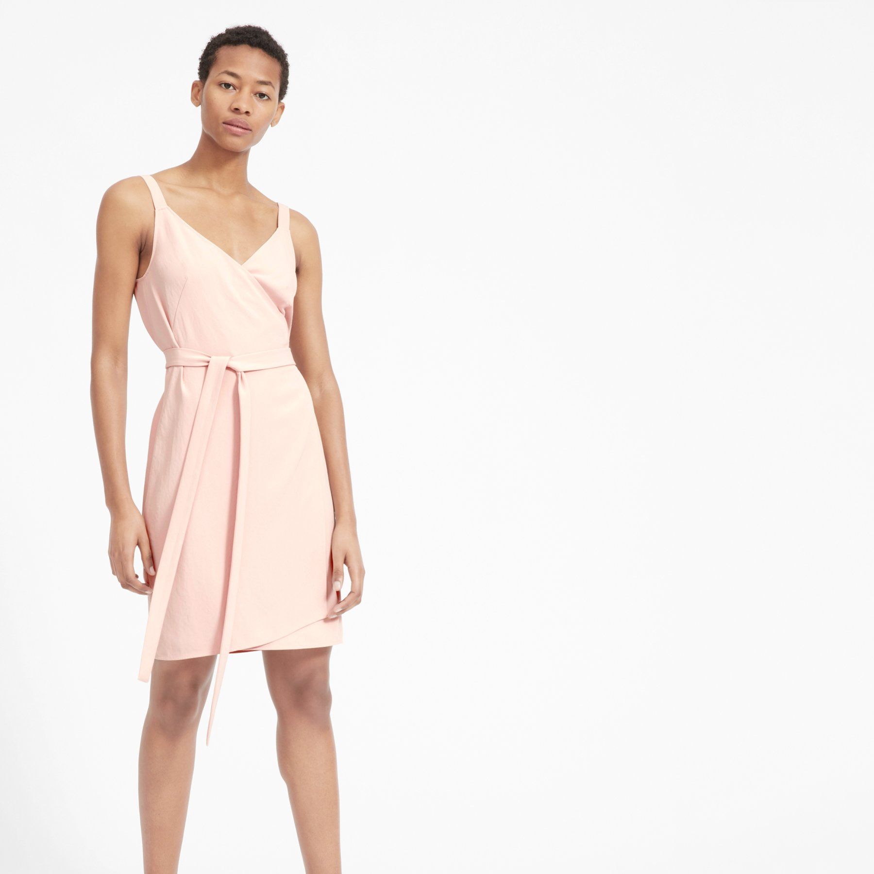 The Japanese GoWeave Tank Mini Wrap Dress | Everlane