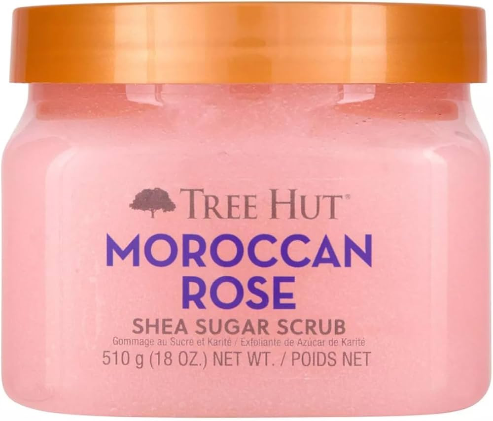 Tree Hut Moroccan Rose Body Scrub, Exfoliating & Hydrating Sugar Scrub with Shea Butter & Essenti... | Amazon (US)