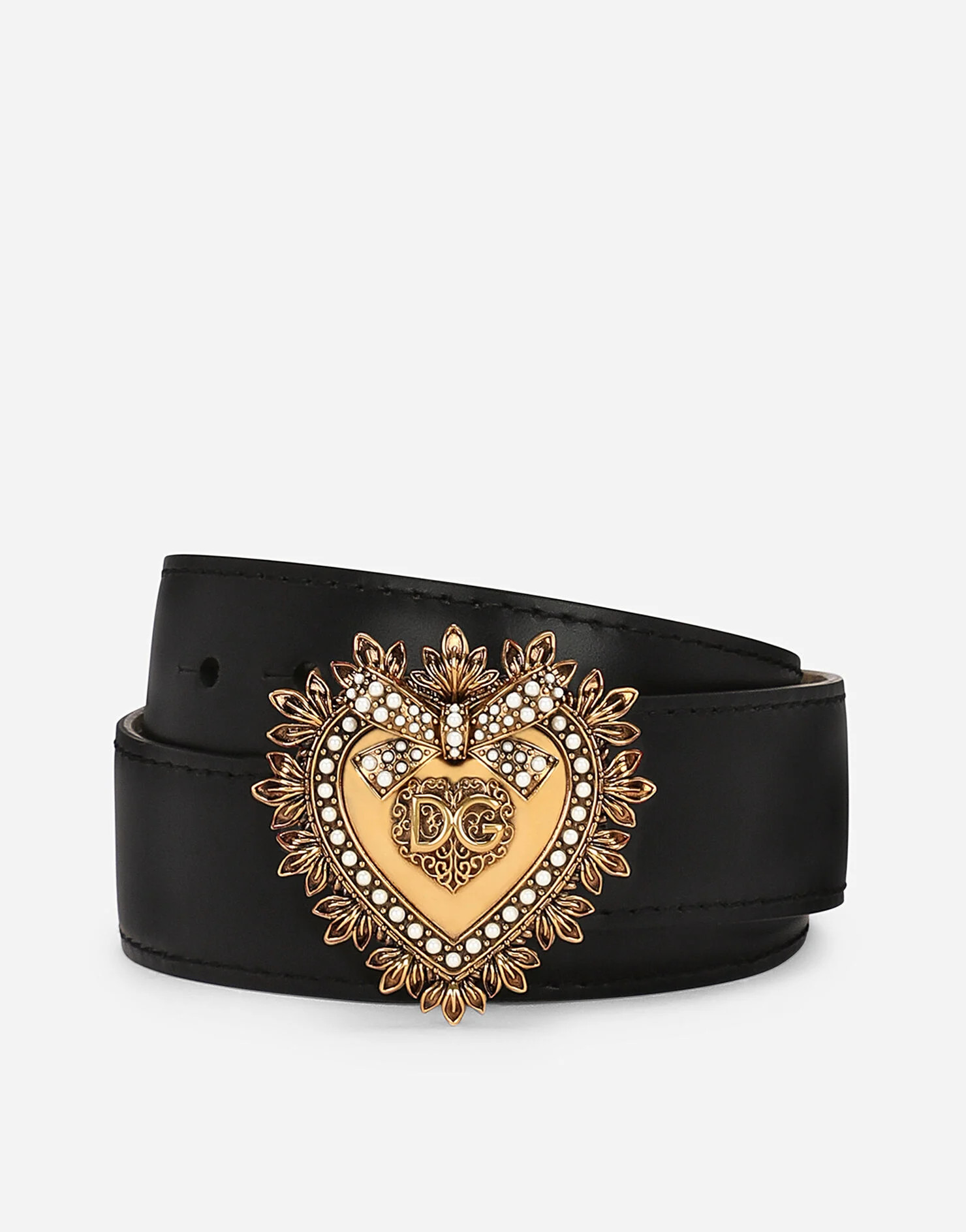 Devotion belt in lux leather | Dolce & Gabbana US