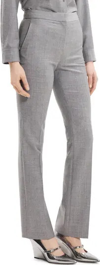 Theory Sleek Front Slim Virgin Wool Pants | Nordstrom | Nordstrom