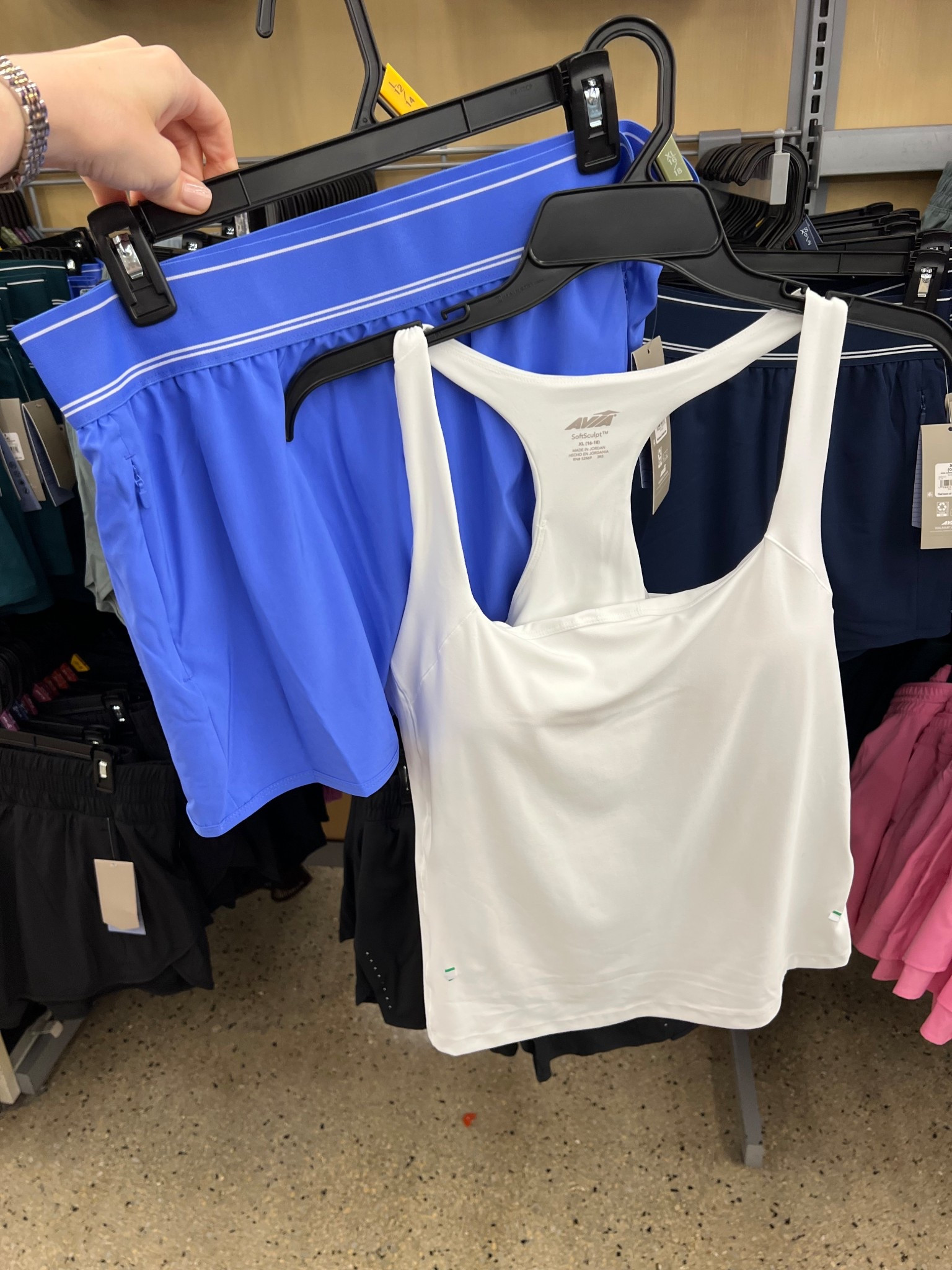 Walmart Alo look for less active skort and padded sports bra tank. #walmartfashion 

#LTKActive