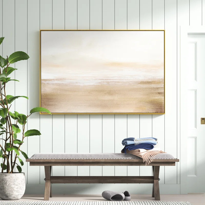 Birch Lane™ Morning Calm - Floater Frame Painting on Canvas & Reviews | Wayfair | Wayfair North America