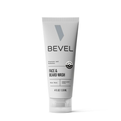 Bevel Men's Face Wash with Tea Tree Oil, Coconut and Vitamin B3 - 4 fl oz: Combination, Dry, Acne-Prone Skin, Liquid Formula, Paraben-Free | Target