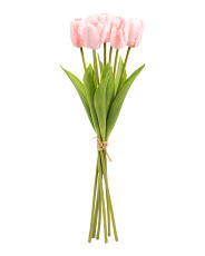 19in Real Touch Tulip Bouquet | Marshalls