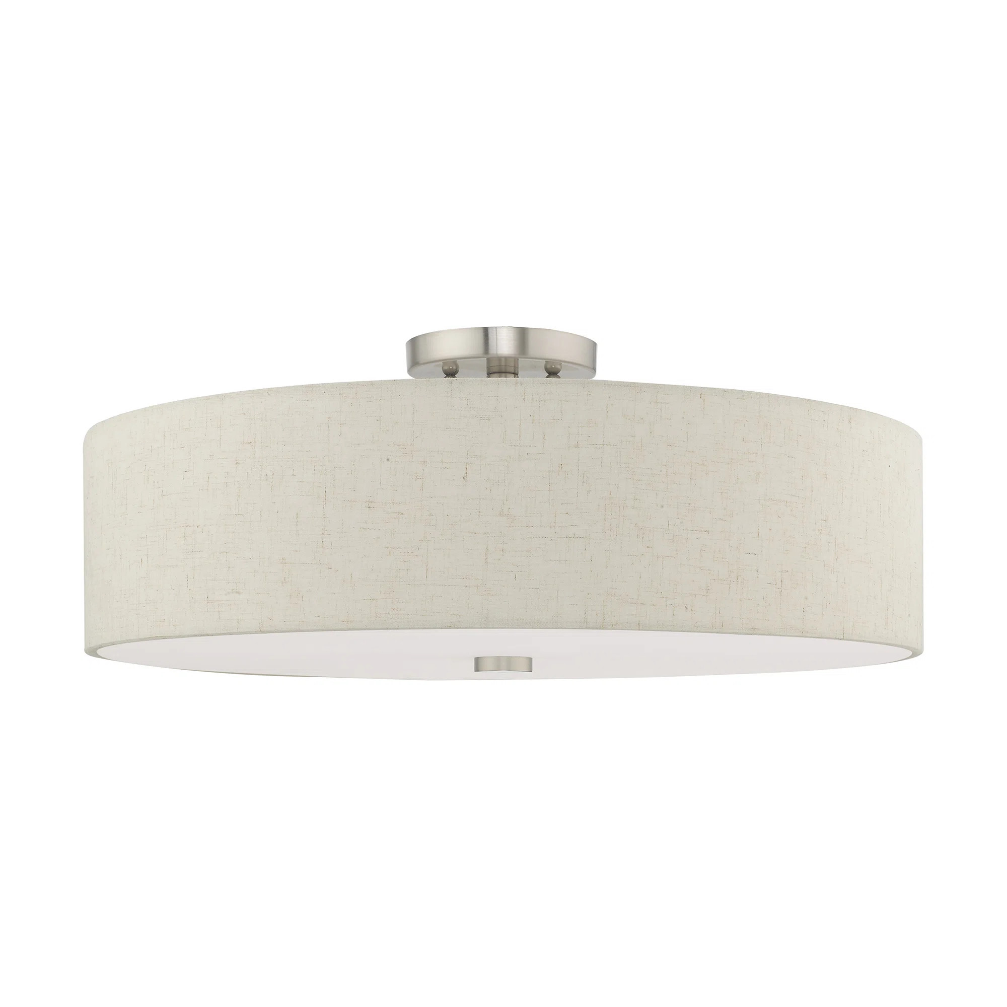 Flaire Fabric Semi Flush Mount | Wayfair North America