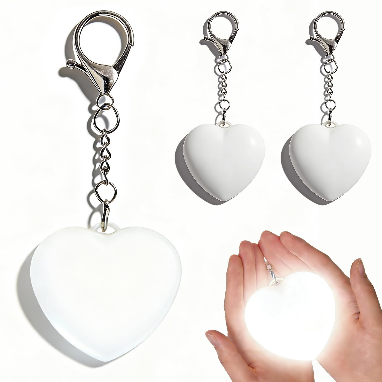 2 Pack Heart Purse Light Gifts,Rechargeable Mini Light Up Purse Lamp Gifts for Teen Girls Boys,He... | Amazon (US)