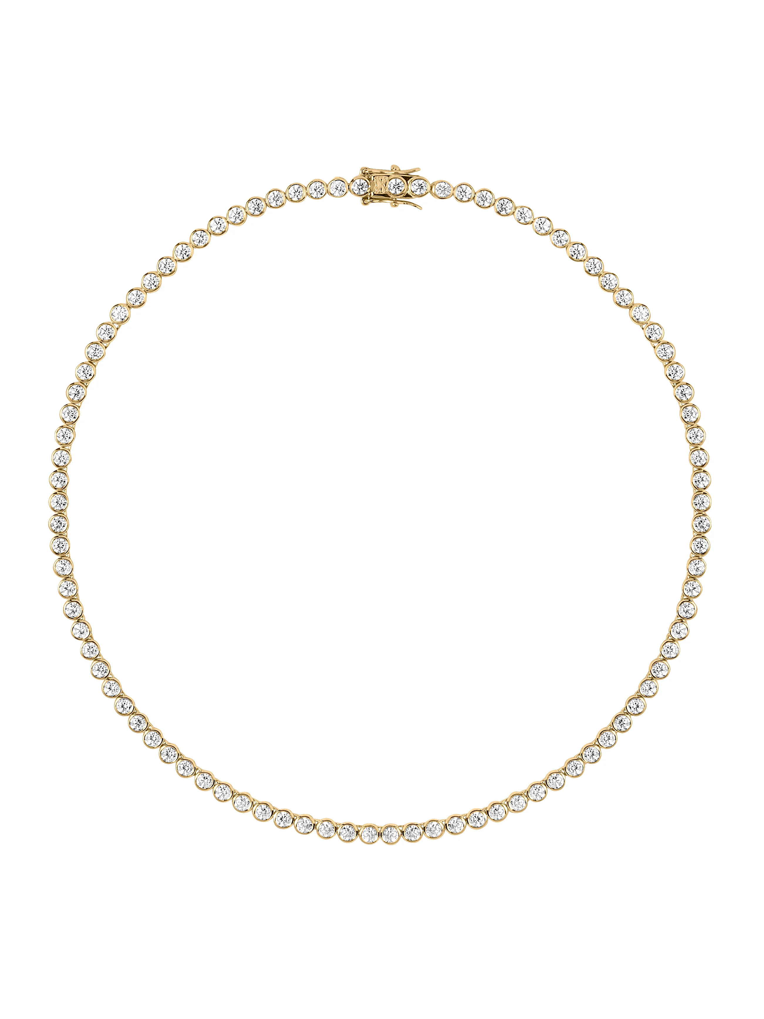 JAMES BEZEL RIVIÈRE NECKLACE IN MOISSANITE | Dorsey