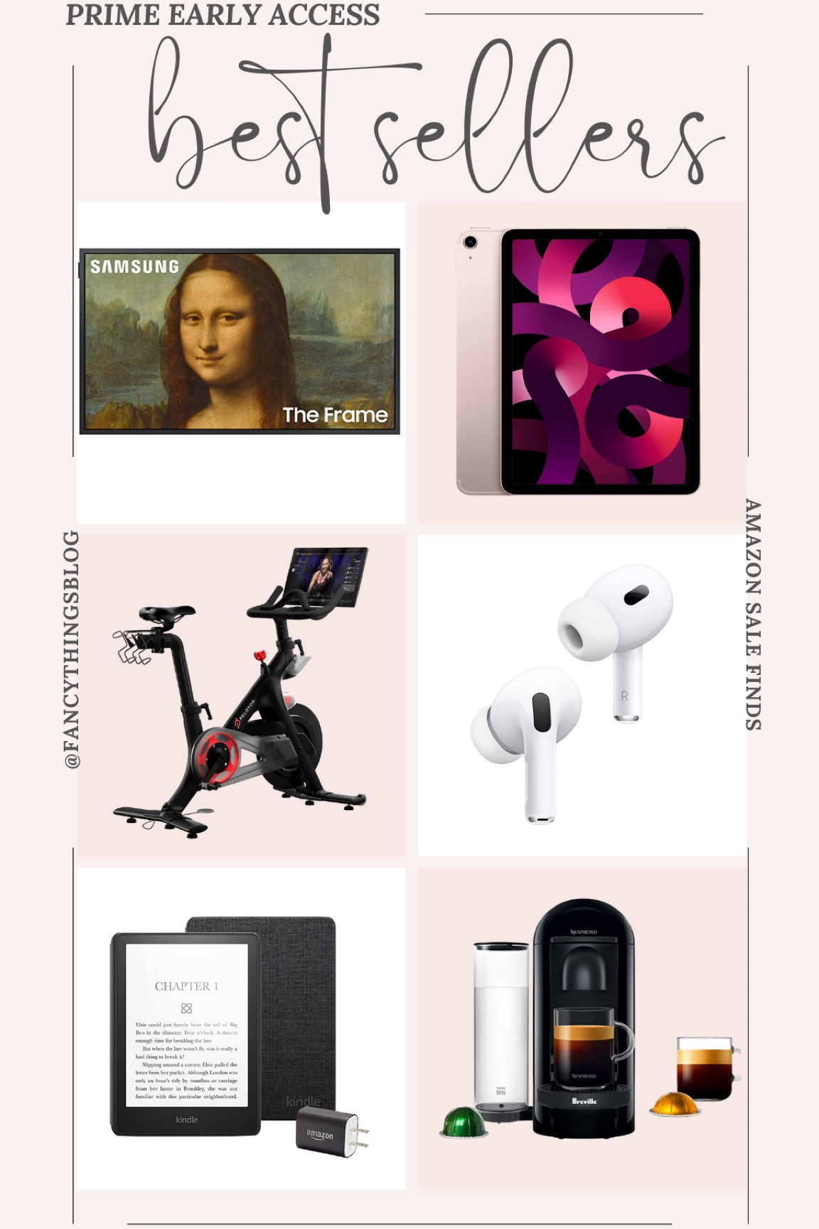 Amazon Prime Early Access Sale best  sellers 🤍

Samsung Frame tv, Apple iPad, Peloton, Apple Airpods, Amazon Kindle, Nespresso Espresso Machine 

#LTKhome #LTKsalealert #LTKHoliday