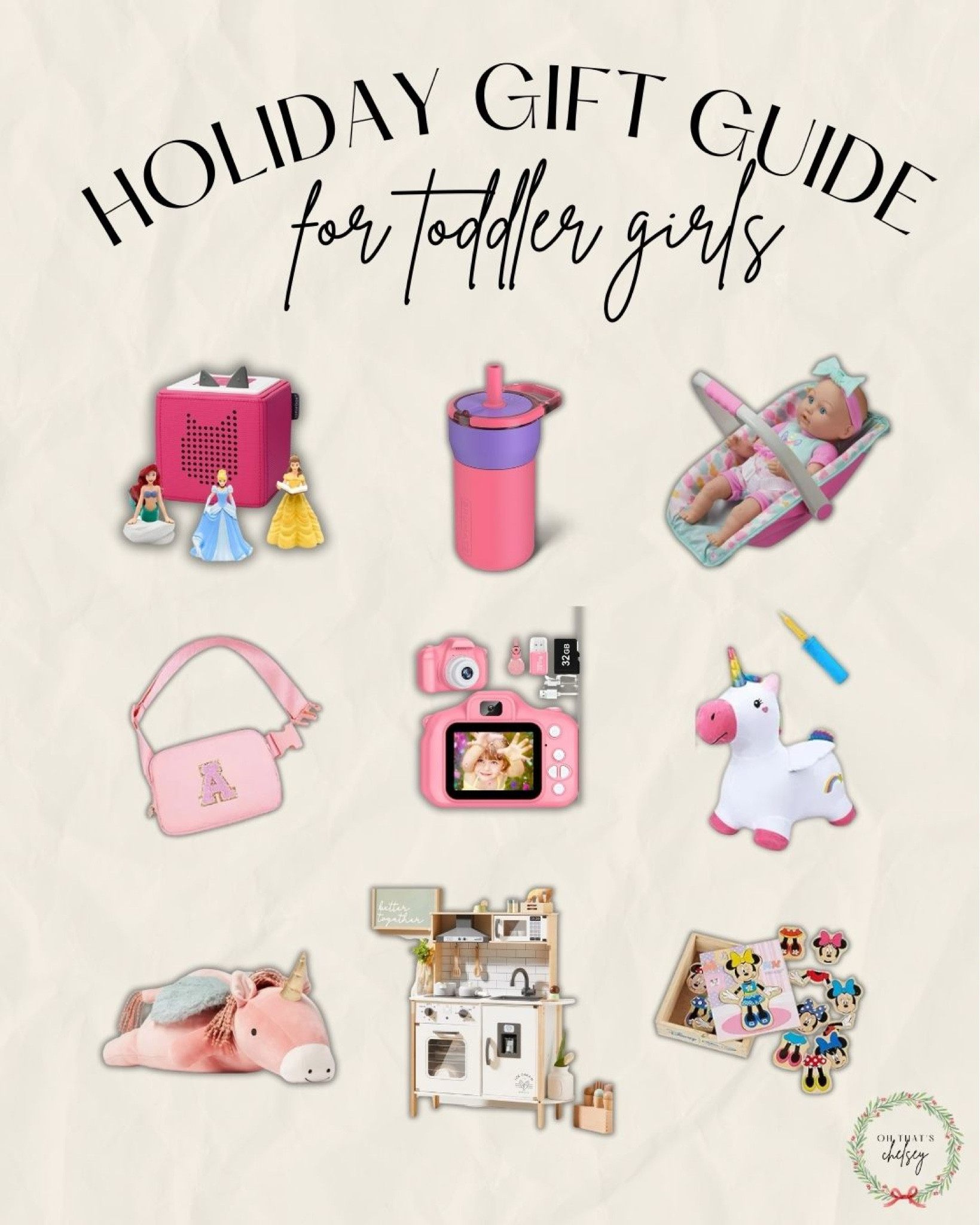Holiday Gift Guide: for Toddler Girls


Fancy Farmer // oh that's Chelsey // gift guide for toddler girls// gift ideas for girls // gifts for littles // Christmas gifts // fancy farmer finds 

#LTKKids #LTKHoliday #LTKGiftGuide