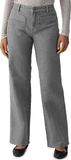 Sanctuary The Marine Patch Pocket Wide Leg Jeans | Nordstromrack | Nordstrom Rack