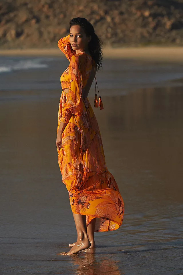 Vineet Bahl Cut-Out Maxi Dress | Anthropologie (US)