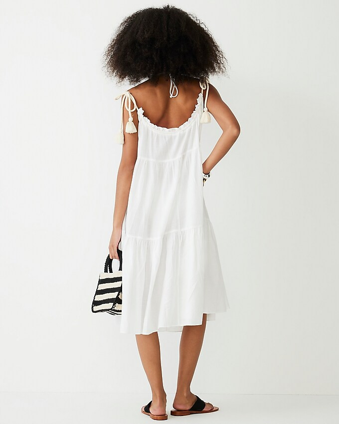 Tiered rope-tie sundress | J. Crew US